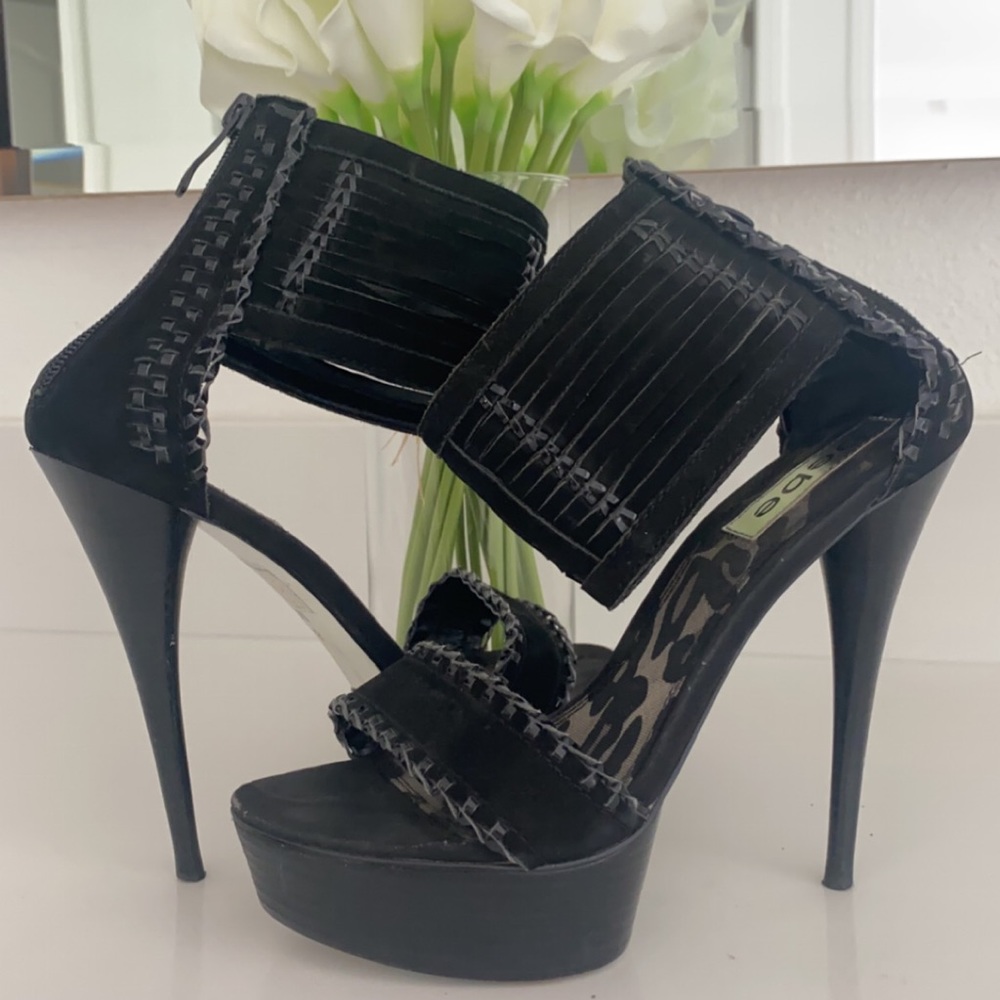 Bebe black heels